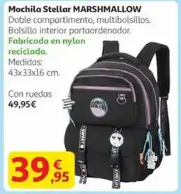 Alcampo Mochila stellar marshmallow oferta