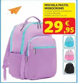 Alcampo Mochila pastel monocromo oferta