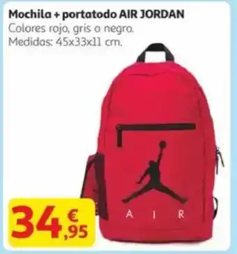 Alcampo AIR JORDAN Mochila + portatodo oferta