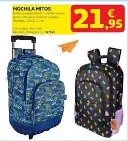 Alcampo Mochila mitos oferta
