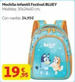 Alcampo BLUEY Mochila infantil Festival oferta