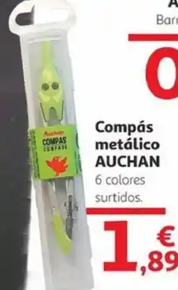 Alcampo AUCHAN Compás metálico oferta
