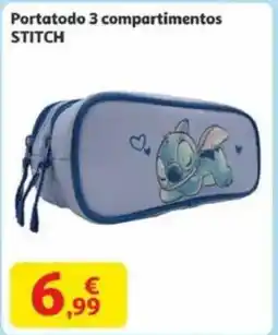 Alcampo STITCH Portatodo 3 compartimentos oferta