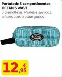 Alcampo OCEAN'S WAVE Portatodo 3 compartimentos oferta