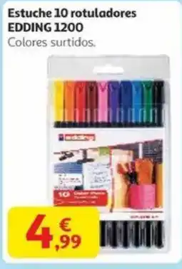 Alcampo EDDING Estuche 10 rotuladores 1200 oferta
