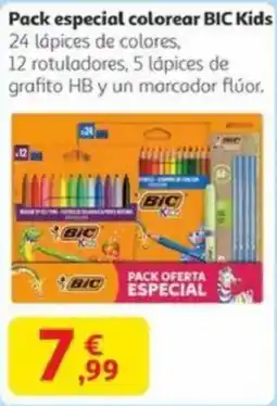 Alcampo BIC Pack especial colorear Kids oferta