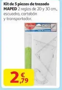 Alcampo MAPED Kit de 5 piezas de trazado oferta
