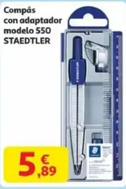 Alcampo STAEDTLER Compás con adaptador modelo 550 oferta