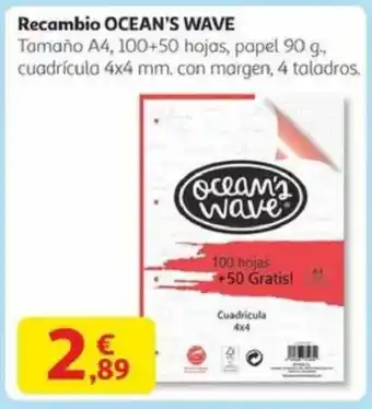 Alcampo OCEAN'S WAVE Recambio oferta