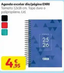 Alcampo ENRI Agenda escolar día/página oferta