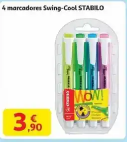 Alcampo STABILO 4 marcadores Swing-Cool oferta