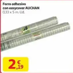 Alcampo AUCHAN Forro adhesivo con easycover oferta