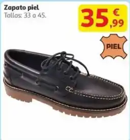 Alcampo Zapato piel oferta