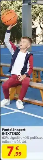 Alcampo INEXTENSO Pantalón sport oferta
