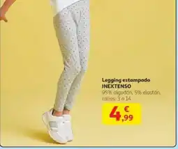 Alcampo INEXTENSO Legging estampado oferta