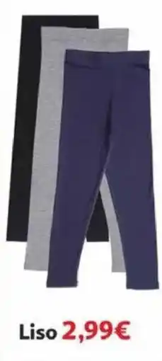 Alcampo INEXTENSO Legging Liso oferta