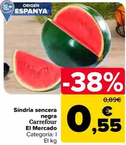 Carrefour Carrefour el mercado - sandía entera negra oferta