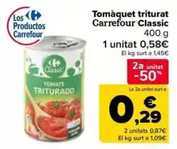 Carrefour Carrefour classic - tomate triturado oferta