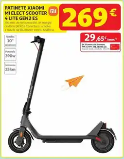 Alcampo XIAOMI Patinete mi elect scooter mi 4 lite gen2 es oferta