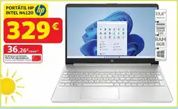 Alcampo HP Portátil intel n4120 oferta