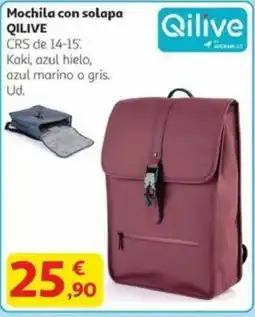 Alcampo QILIVE Mochila con solapa oferta