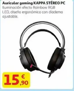Alcampo Auricular gaming kappa stereo pc oferta