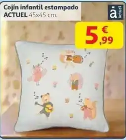 Alcampo ACTUEL Cojín infantil estampado oferta
