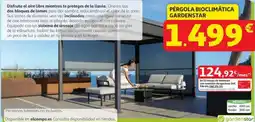 Alcampo GARDENSTAR Pérgola bioclimática oferta