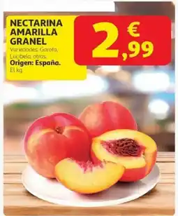 Alcampo Nectarina amarilla granel oferta