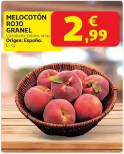 Alcampo Melocotón rojo granel oferta