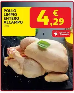 Alcampo Pollo limpio entero alcampo oferta