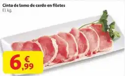 Alcampo Cinta de lomo de cerdo en filetes oferta