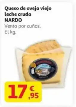 Alcampo NARDO Queso de oveja viejo leche cruda oferta