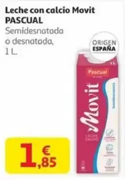 Alcampo PASCUAL Leche con calcio Movit oferta