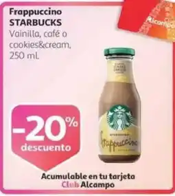 Alcampo STARBUCKS Frappuccino oferta