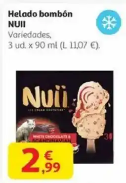 Alcampo NUII Helado bombón oferta