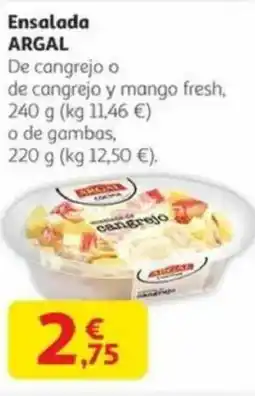 Alcampo ARGAL Ensalada oferta