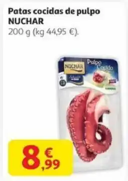 Alcampo NUCHAR Patas cocidas de pulpo oferta