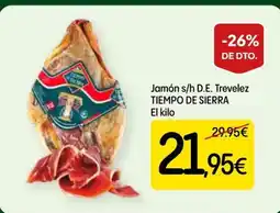 Dialprix TIEMPO DE SIERRA Jamón s/h D.E. Trevelez oferta