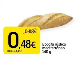Dialprix Bocata rústico mediterráneo oferta