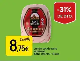 Dialprix SANT DALMAI Jamón cocido extra artesano oferta