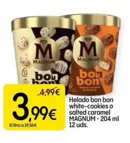 Dialprix MAGNUM Helado bon bon white-cookies o salted caramel oferta