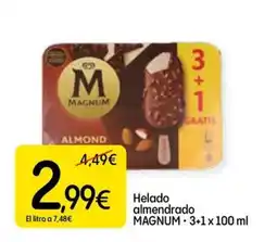 Dialprix MAGNUM Helado almendrado oferta