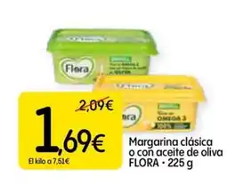 Dialprix FLORAMargarina clásica o con aceite de oliva oferta