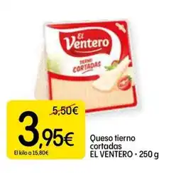 Dialprix EL VENTERO Queso tierno cortadas oferta