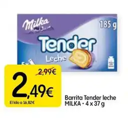 Dialprix MILKA Barrita Tender leche oferta