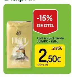Dialprix JURADO Café natural molido oferta