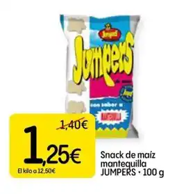 Dialprix JUMPERS Snack de maíz mantequilla oferta