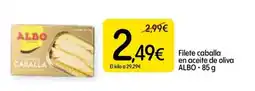 Dialprix ALBO Filete caballa en aceite de oliva oferta