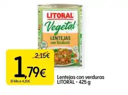Dialprix LITORAL Lentejas con verduras oferta